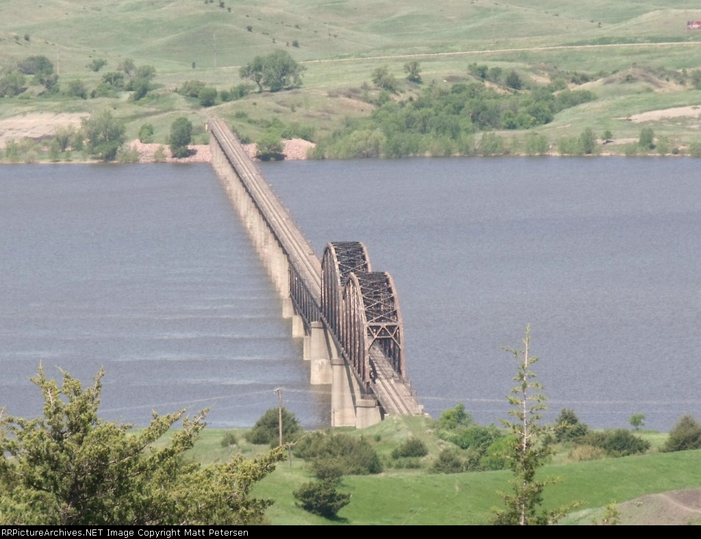 Milwaukee Road Missouri River Bridge Chamberlain, SD